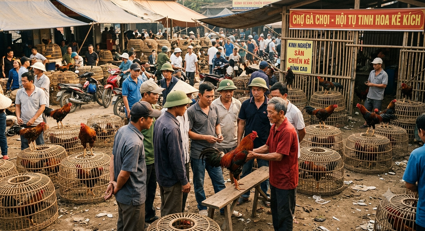 chợ gà chọi